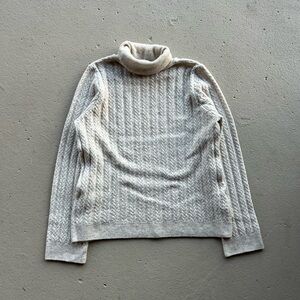 MNG Wool Blend Turtleneck Sweater Size Large